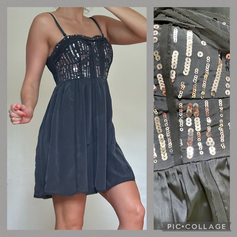 AE Dark Gray Mini Dress